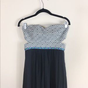 Lovers and Friends Strapless Embroidered Maxi Lovers and Friends Strapless Embroidered Maxi