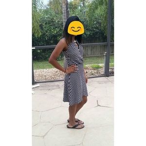 Black and white dress