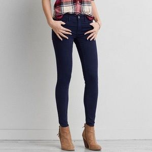 American Eagle Navy Blue Jeggings