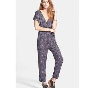 Free People Purple Jumpsuit