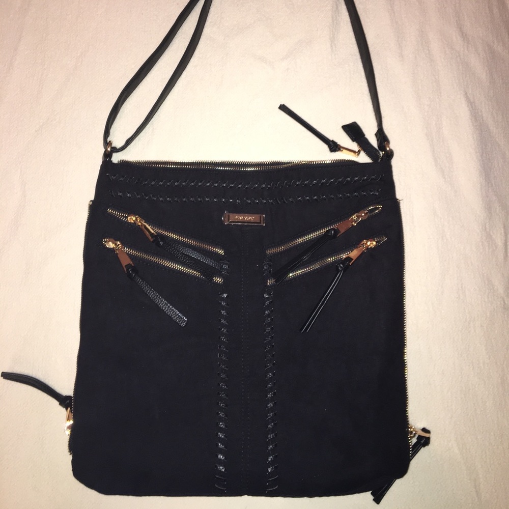 Black cross body purse