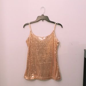 *3 DAYS LEFT* Gold Sparkly Top
