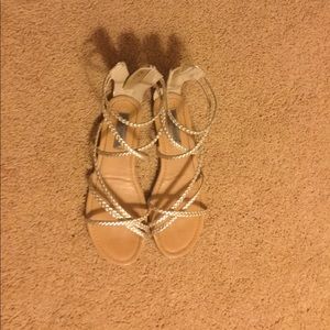 Steve Madden gold sandals