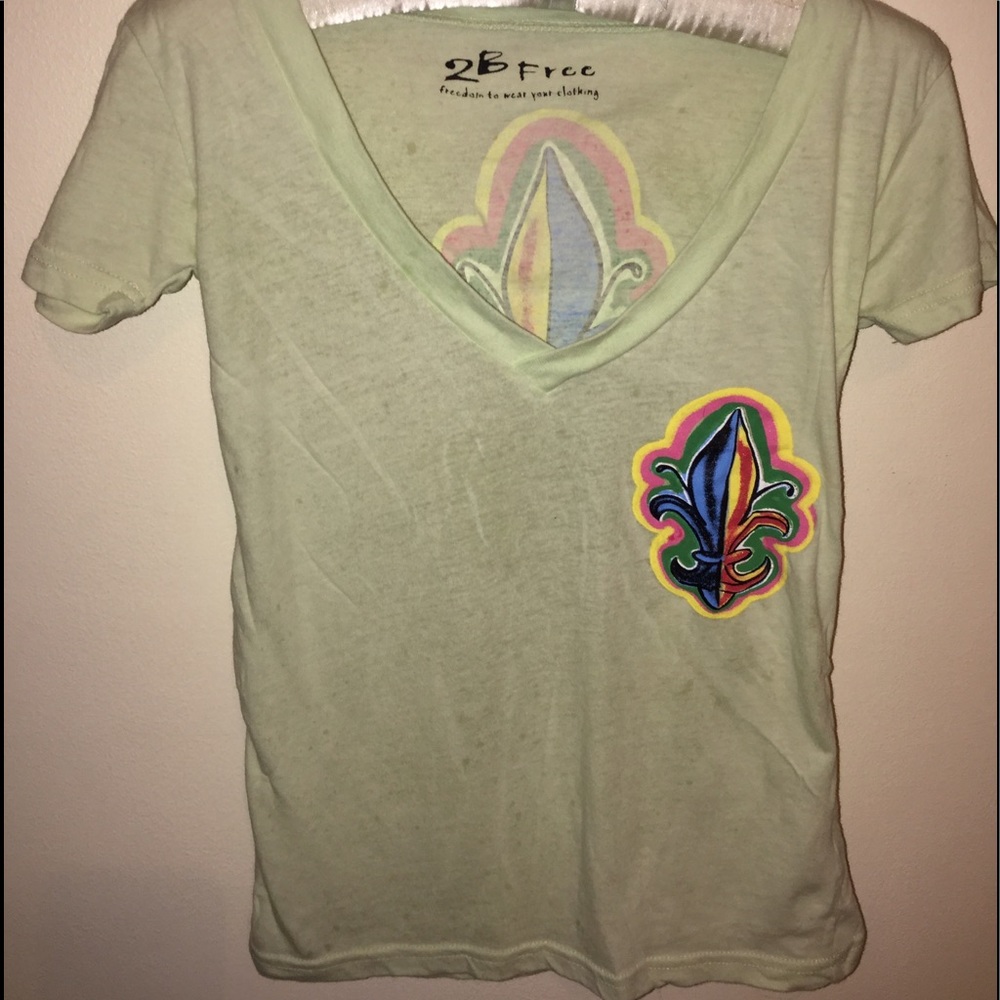 2 B Free Colorful Flower Graphics front & back Sm