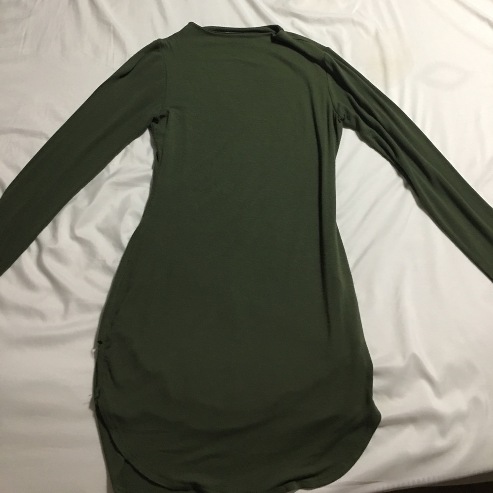 Olive bodycon dress
