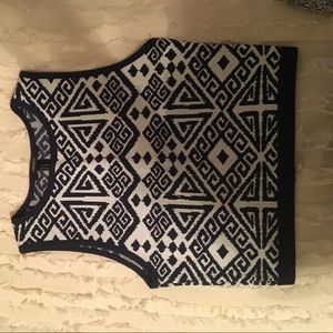 Forever 21 Cropped Aztec Top