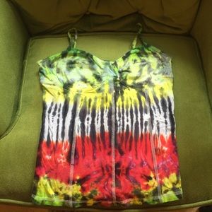 tie dye tank top