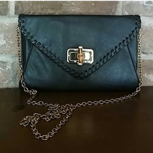 SOLD Black Envelope Crossbody