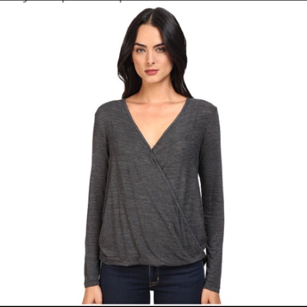 SLUB JERSEY TWIST FRONT TOP