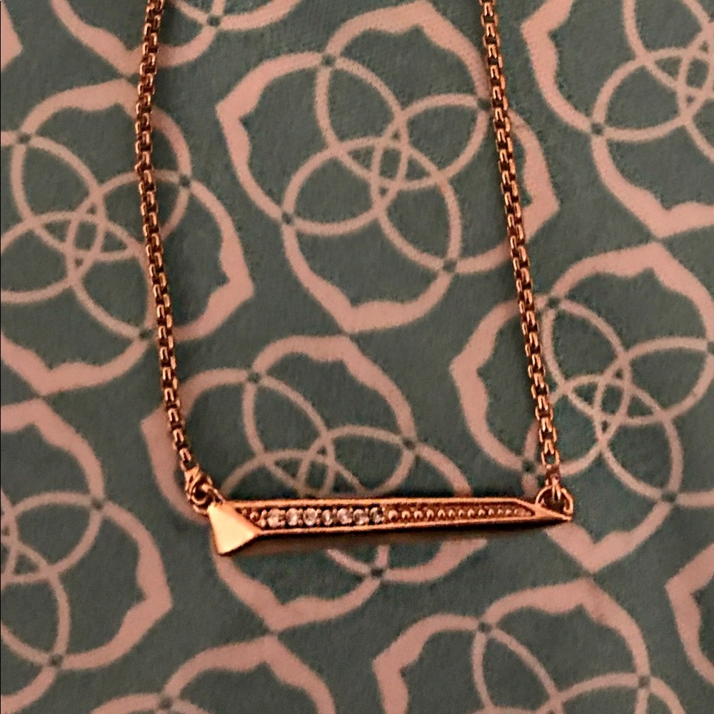 Kendra Scott Rose Gold Necklace