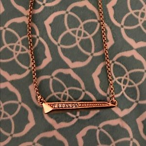 Kendra Scott Rose Gold Necklace