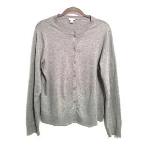 Grey JCrew Factory Caryn Sweater