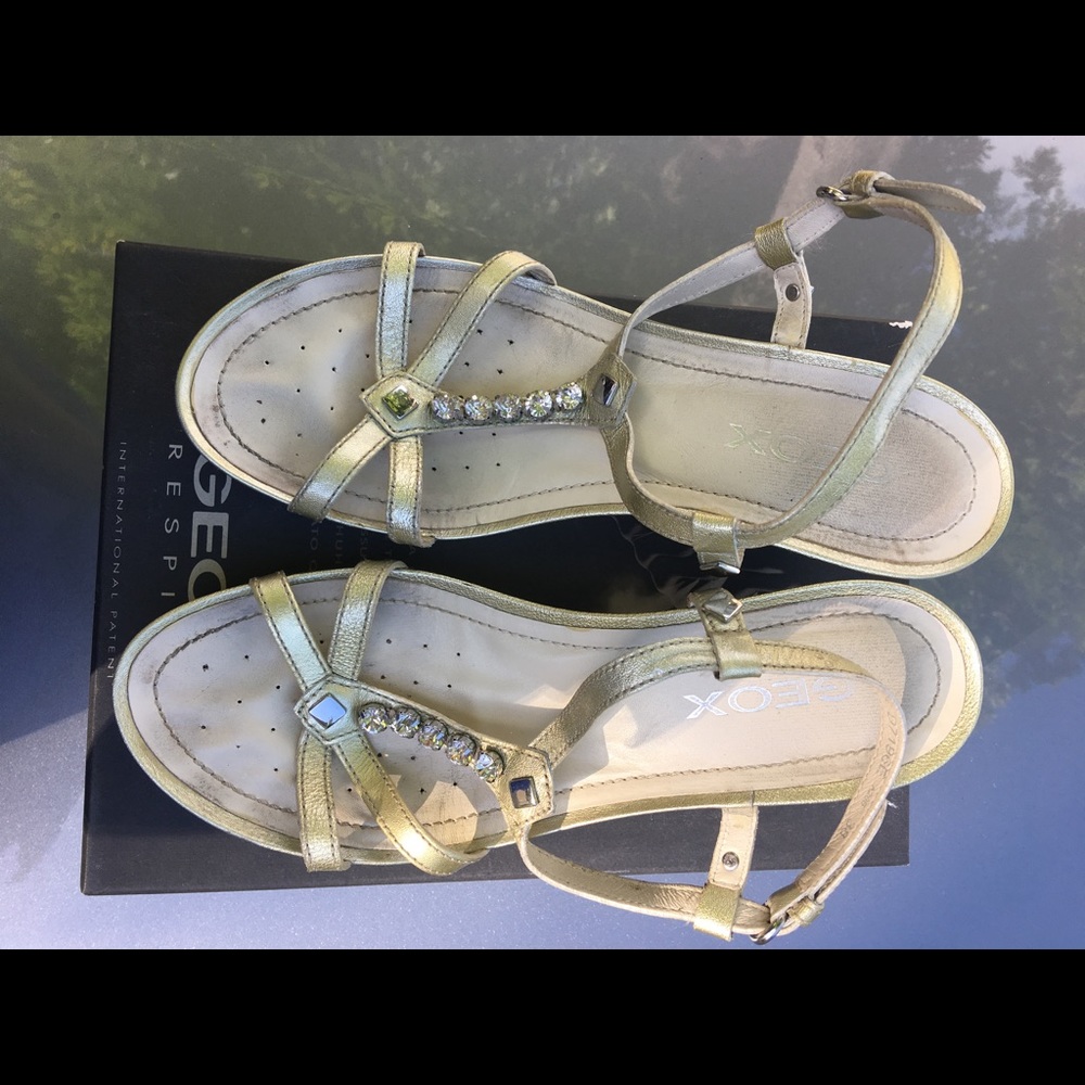 Geox Metallic Sandal