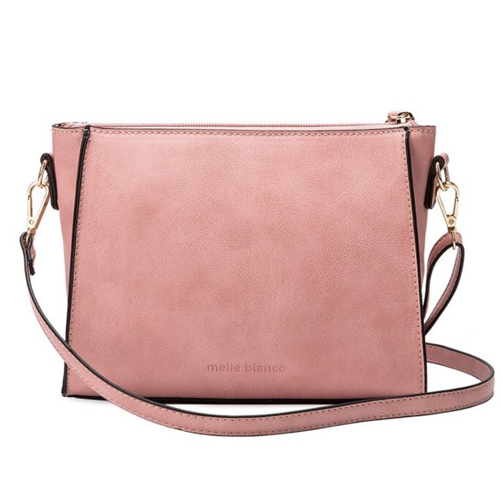 Melie Bianco Pink Byron Quote Crossbody & Tassels - Picture 3 of 4