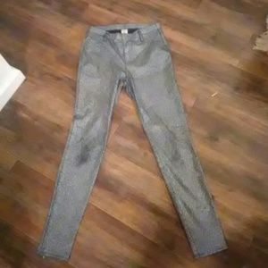 Lepard print skinny jeans