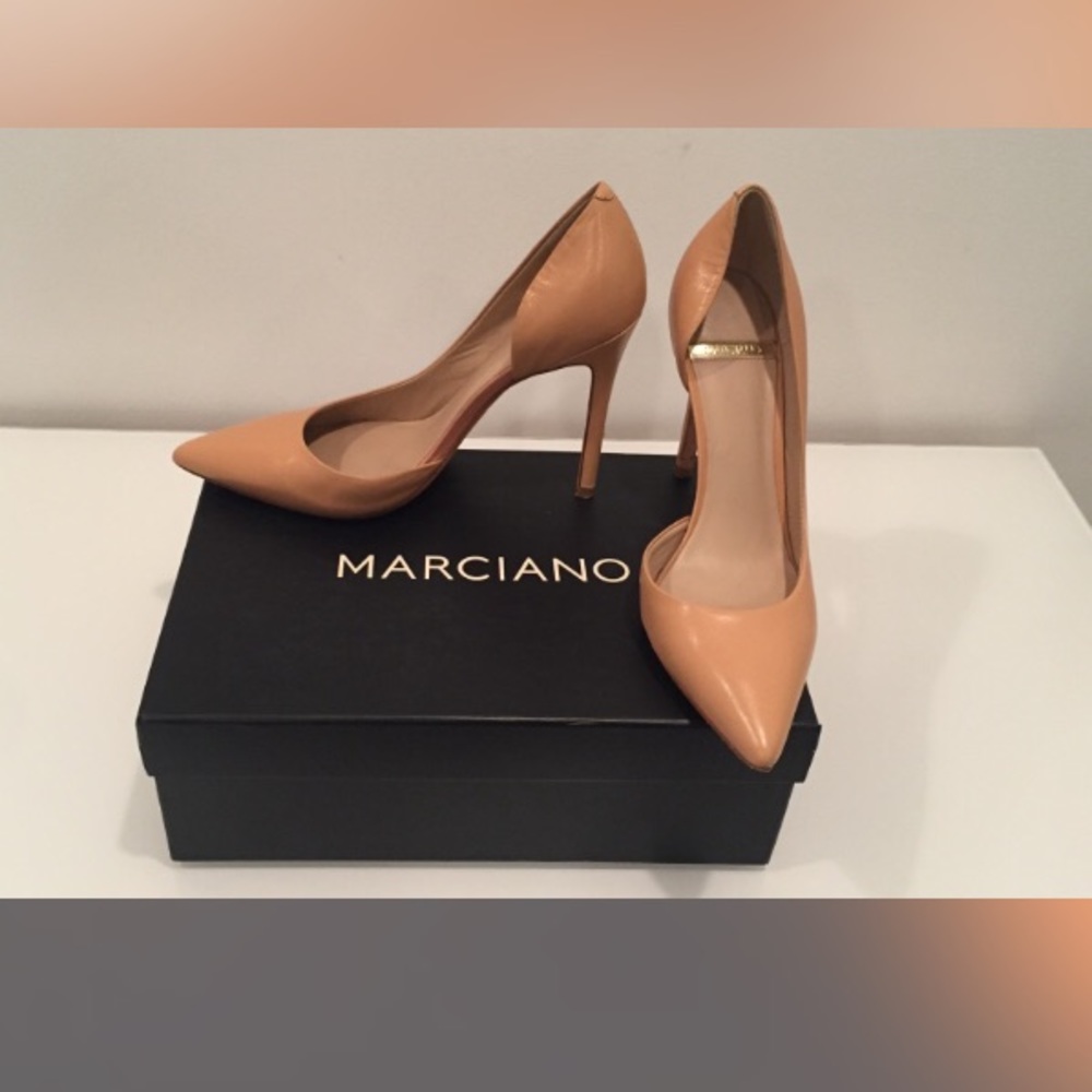 Marciano - Women's Nude Pointed Toe Heel