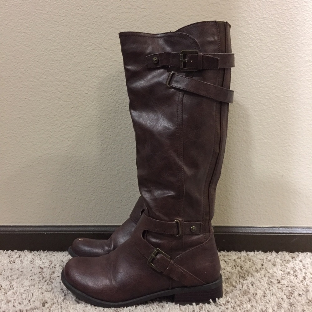 Brown Guess riding boots