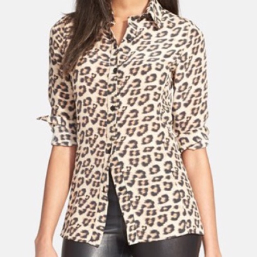 Cal button down blouse