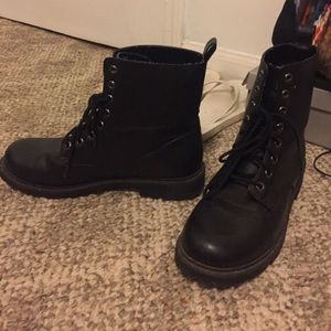 Docs Black Combat Boots