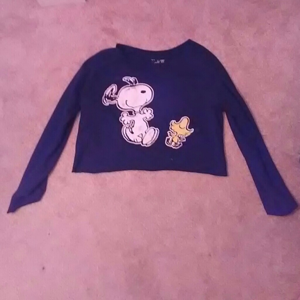 Peanuts/Charlie Brown crop top
