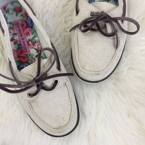 Rock & Candy Canvas Boat Shoes
