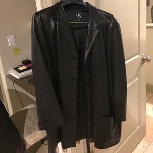 Calvin Klein leather jacket