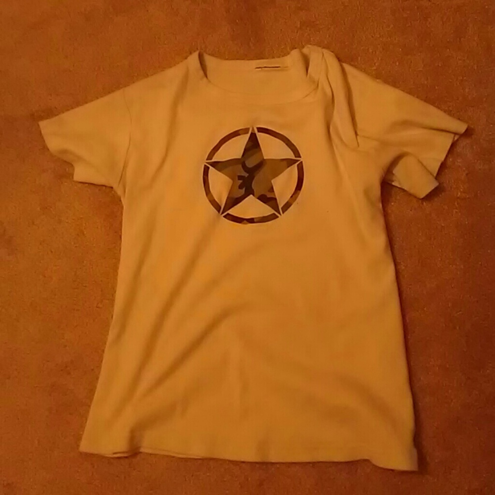 Camo star tee
