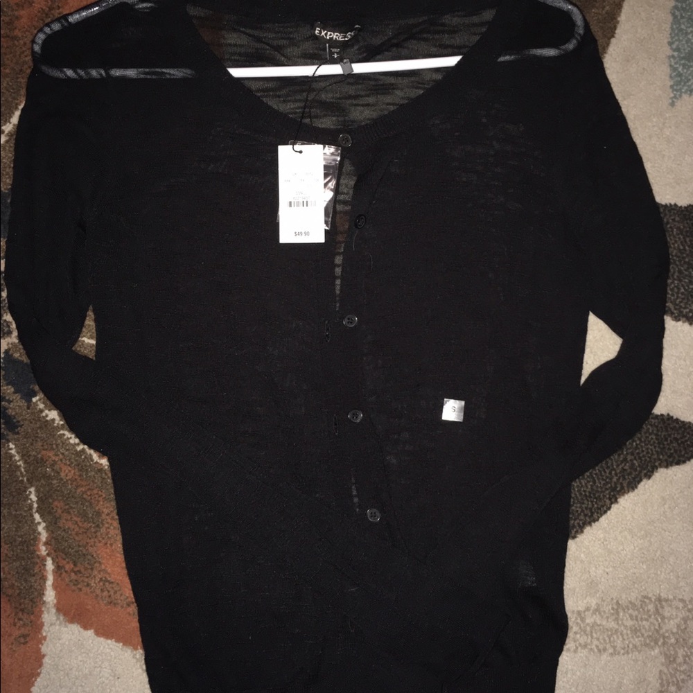 Sheer cardigan NWT