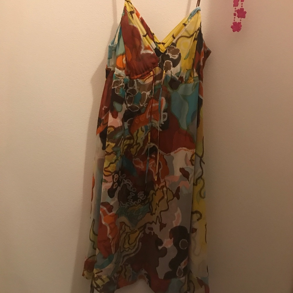 Everyday casual silk dress