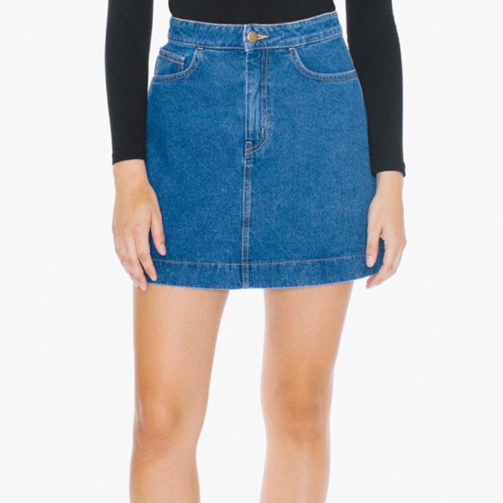 Easy Denim A-Line Skirt