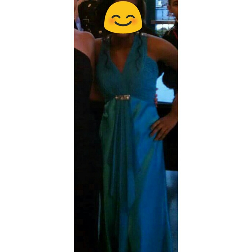Turquoise gown