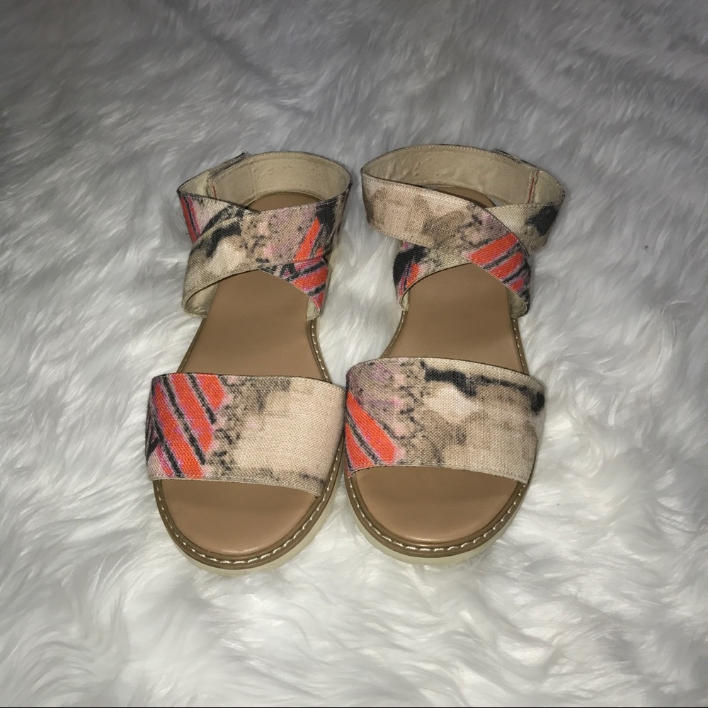 Call It Spring Ankle Wrap Sandals
