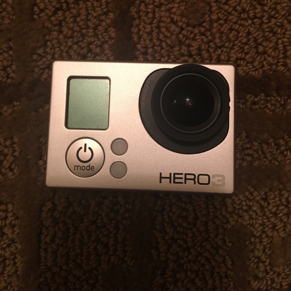 GoPro hero3+SD card+extra batteries+selfie stick
