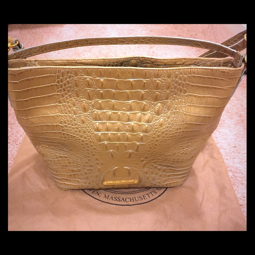 Brahmin Handbag - Gold Shoulder Bag