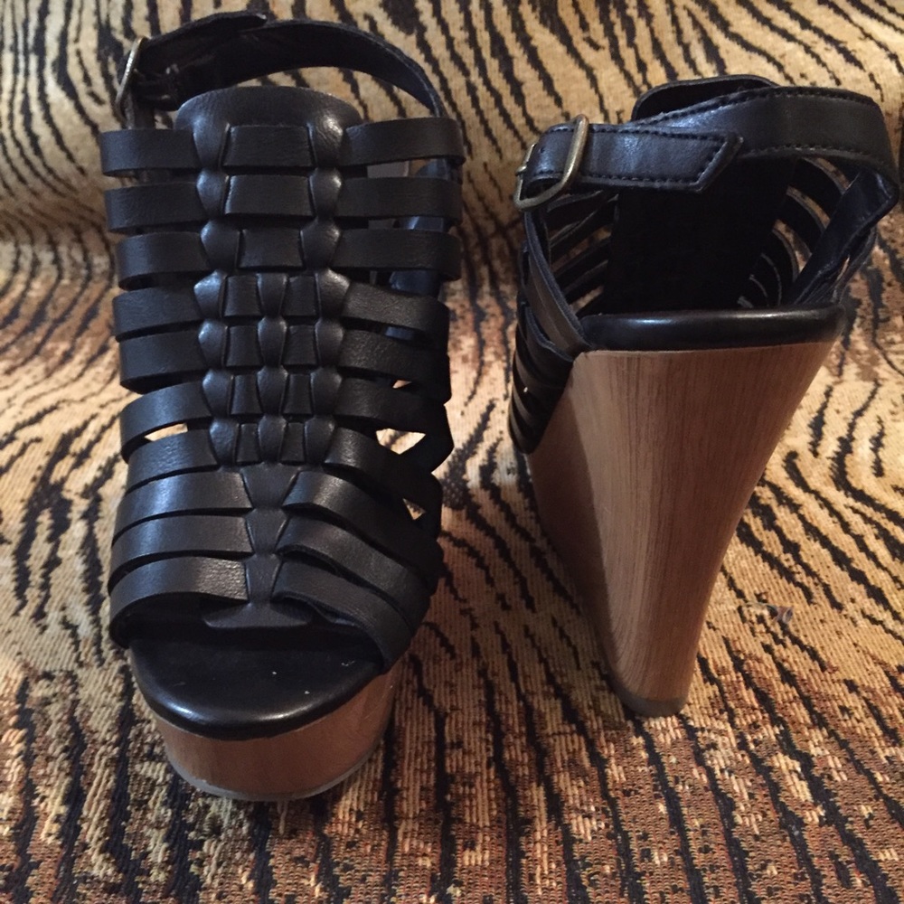 Gladiator Wedge Sandal Heels