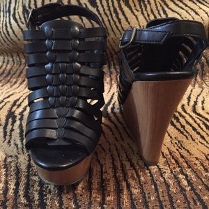 Gladiator Wedge Sandal Heels