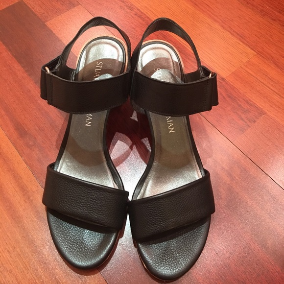 Stuart Weitzman Broadband Sandal - Nero - Picture 2 of 4