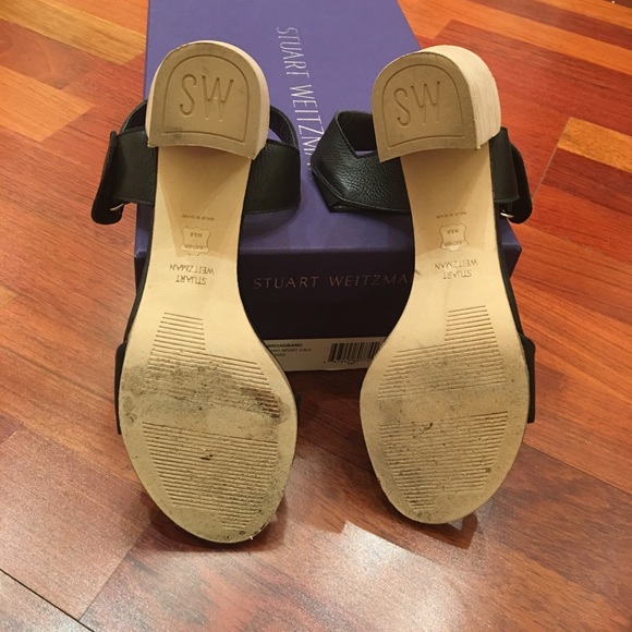 Stuart Weitzman Broadband Sandal - Nero - Picture 3 of 4