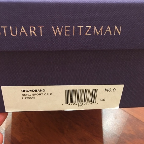 Stuart Weitzman Broadband Sandal - Nero - Picture 4 of 4