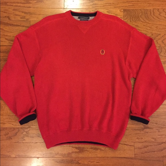 Classic Red Tommy Hilfiger Sweater - Picture 1 of 4