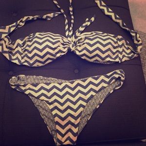 Chevron Reversible Swimsuit