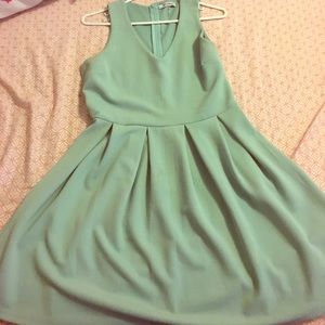 Minty green dress