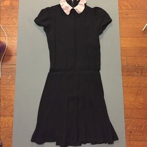 Reformation pink collar dress