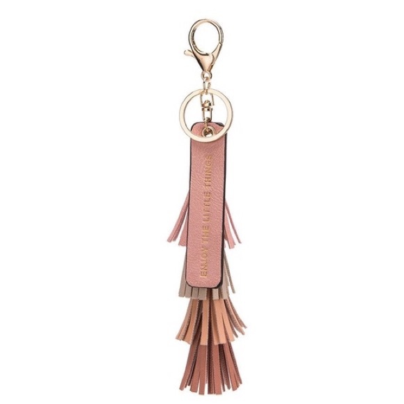 Melie Bianco Four Color Tassel Quote Key Ring - Picture 3 of 4