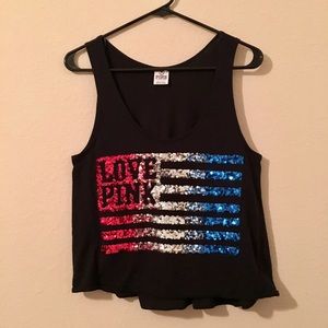 ❌DO NOT BUY❌Sequin Tank - PINK BY VICTORIA SECRET