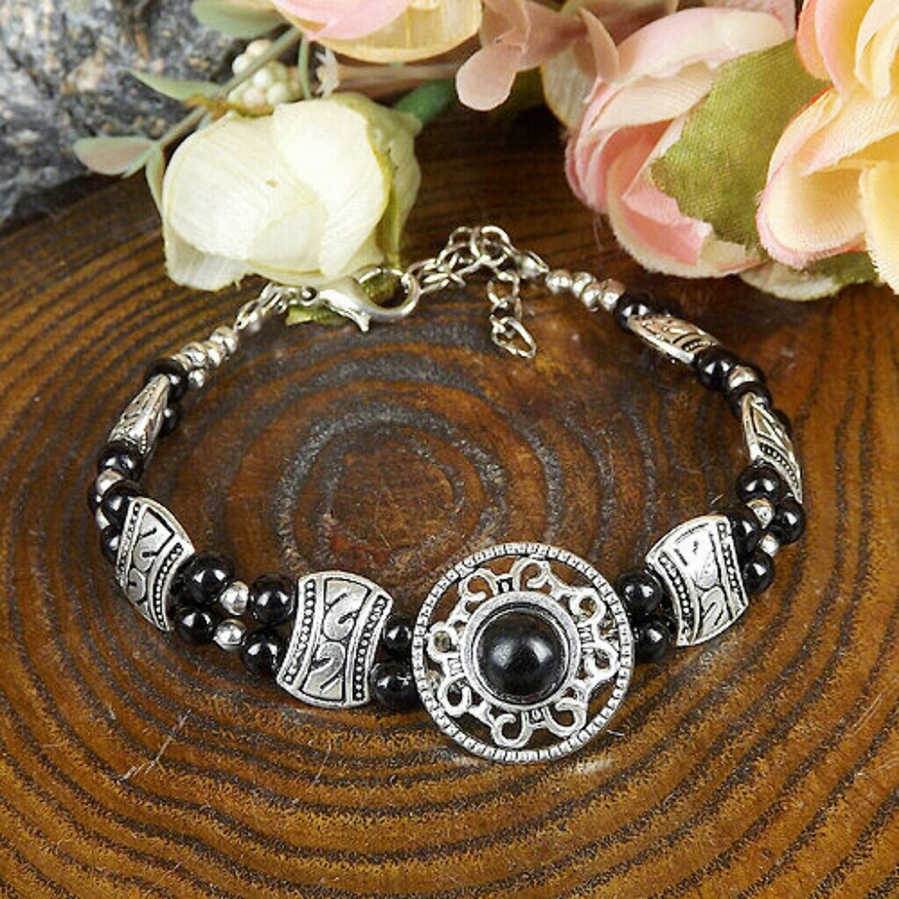 Tibet Silver Bead Bracelet