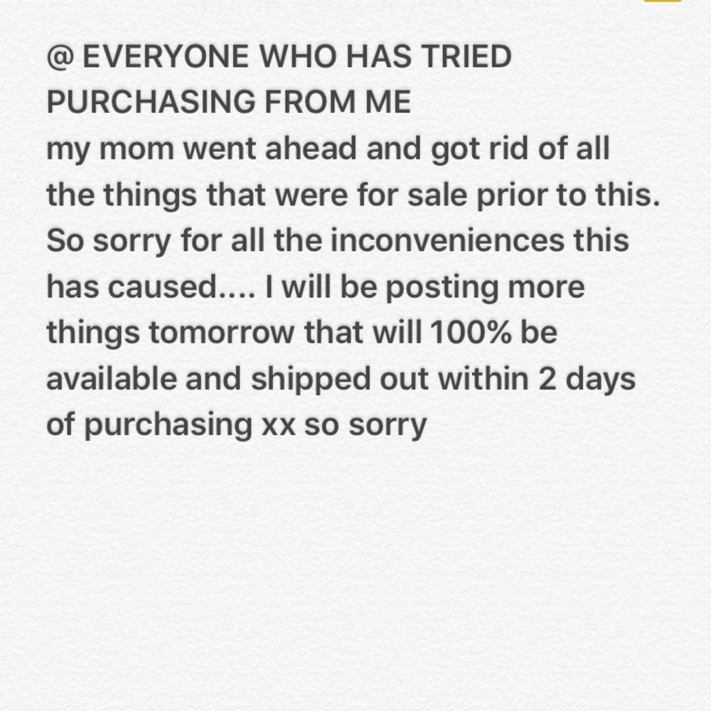 @ EVERYONE WHO HAS TRIED MAKING A PURCHASE FROM ME