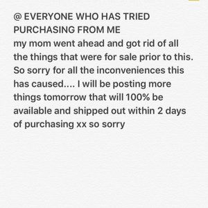 @ EVERYONE WHO HAS TRIED MAKING A PURCHASE FROM ME