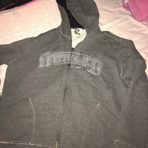 Hurley Gray zipper hoodie