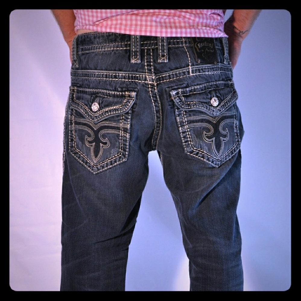 Rock Revival dark wash